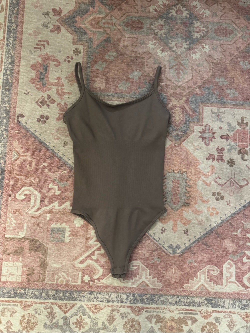 Brown One-Piece Bodysuit